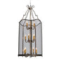 2nd Ave Lighting Sanctuary 30" Crystal Idalight Antique Brass Pendant Light