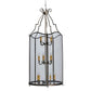 2nd Ave Lighting Sanctuary 30" Crystal Idalight Antique Brass Pendant Light