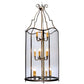 2nd Ave Lighting Sanctuary 30" Crystal Idalight Antique Brass Pendant Light