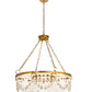 2nd Ave Lighting Sardinia 36" Chandelier in Transparent Gold Finish