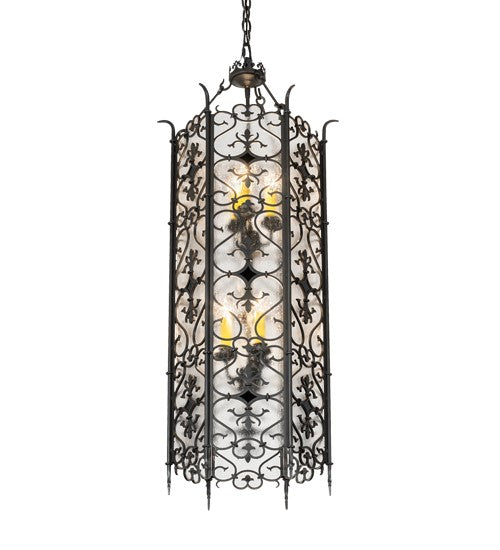 2nd Ave Lighting Saskia 18" Wide Pendant in Hand Rubbed Iron Finish
