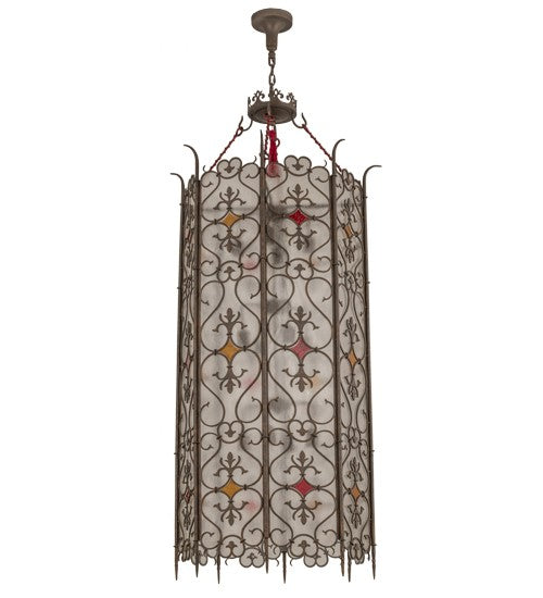 2nd Ave Lighting Saskia 31" Pendant in Gilded Tobacco Finish