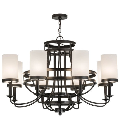 2nd Ave Lighting Saxony 46" Wide 8 LT Chandelier in Oil Rubbed Bronze