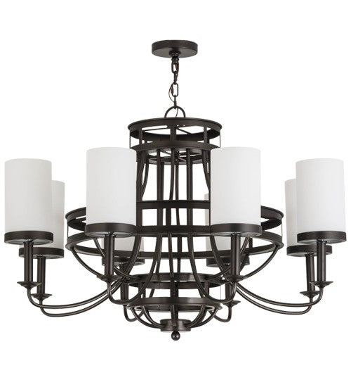 2nd Ave Lighting Saxony 46" Wide 8 LT Chandelier in Oil Rubbed Bronze