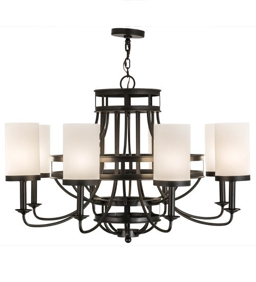 2nd Ave Lighting Saxony 46" Wide 8 LT Chandelier in Oil Rubbed Bronze
