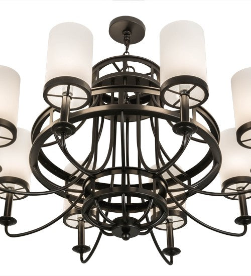 2nd Ave Lighting Saxony 46" Wide 8 LT Chandelier in Oil Rubbed Bronze