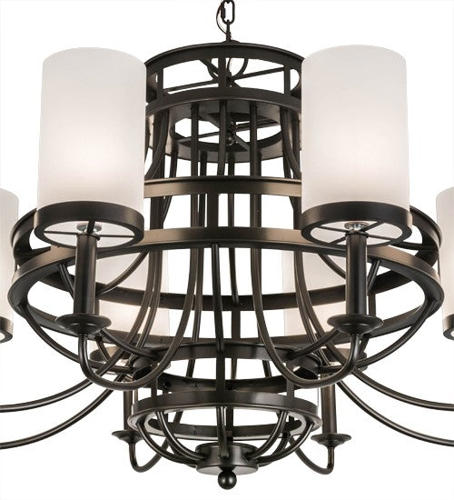 2nd Ave Lighting Saxony 46" Wide 8 LT Chandelier in Oil Rubbed Bronze