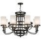 2nd Ave Lighting Saxony 46" Wide 8 LT Chandelier in Oil Rubbed Bronze