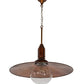 2nd Ave Lighting Schotel 32" Pendant in Transparent Copper Finish