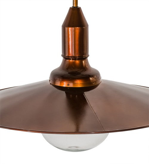 2nd Ave Lighting Schotel 32" Pendant in Transparent Copper Finish
