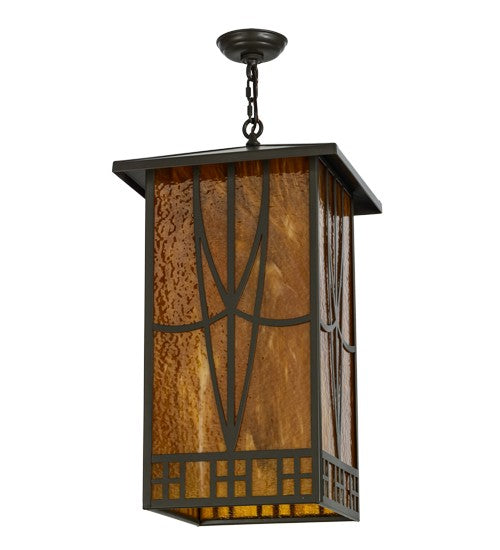 2nd Ave Lighting Scottsdale 16" Wide Mission Pendant in Timeless Bronze