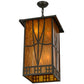 2nd Ave Lighting Scottsdale 16" Wide Mission Pendant in Timeless Bronze