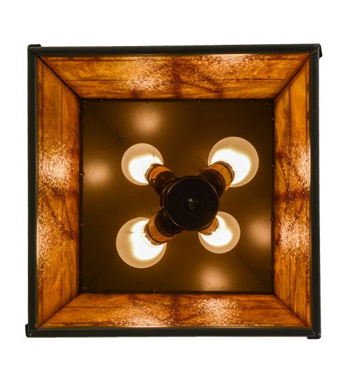 2nd Ave Lighting Scottsdale 16" Wide Mission Pendant in Timeless Bronze