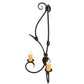 2nd Ave Lighting Sienna 16" Wide 2 LT Wall Sconce in Smoke Finish