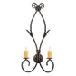 2nd Ave Lighting Sienna 16" Wide 2 LT Wall Sconce in Smoke Finish