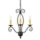 2nd Ave Lighting Sienna 18" Wide 3 LT Chandelier in Chestnut Finish