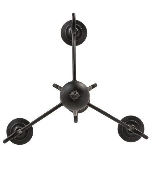 2nd Ave Lighting Sienna 18" Wide 3 LT Chandelier in Chestnut Finish