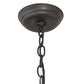 2nd Ave Lighting Sienna 18" Wide 3 LT Chandelier in Chestnut Finish