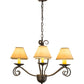2nd Ave Lighting Sienna 30" Wide 6 LT Chandelier in Chestnut Finish