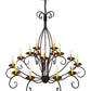 2nd Ave Lighting Sienna 48" Wide Two Tier 15 LT Chandelier in Timeless Bronze Finish