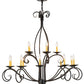2nd Ave Lighting Sienna 48" Wide Two Tier 15 LT Chandelier in Timeless Bronze Finish