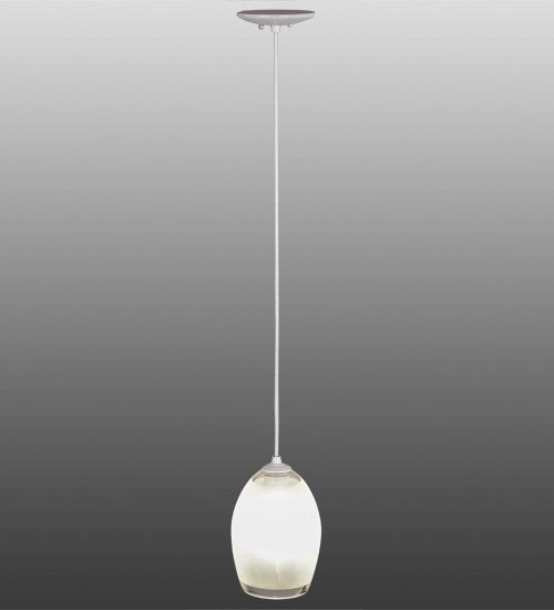 2nd Ave Lighting Sitka 6" Mini Pendant in White Finish