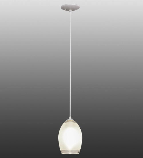 2nd Ave Lighting Sitka 6" Mini Pendant in White Finish