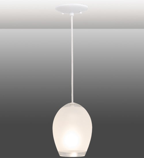 2nd Ave Lighting Sitka 6" Mini Pendant in White