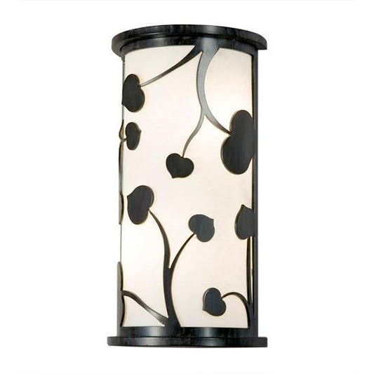 2nd Ave Lighting Spades 8" Wide Wall Sconce in Antique Iron Gate Finish