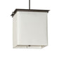 2nd Ave Lighting Spalding 18" Square Pendant in Metallic Bronze Finish