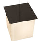 2nd Ave Lighting Spalding 18" Square Pendant in Metallic Bronze Finish