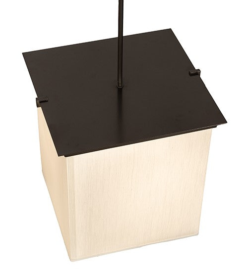 2nd Ave Lighting Spalding 18" Square Pendant in Metallic Bronze Finish