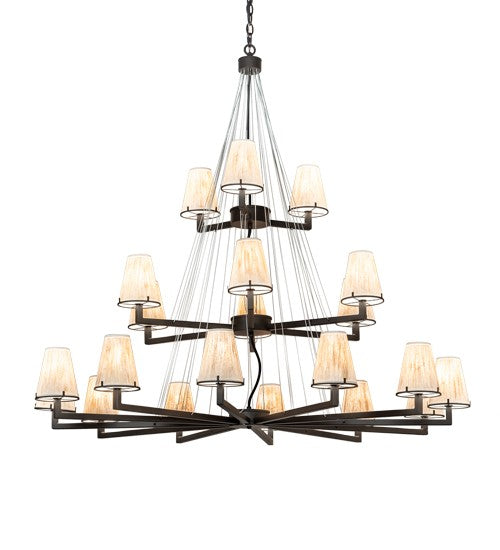 2nd Ave Lighting St Lawrence 54" Wide 21 Light Chandelier in Oil Rubbed Bronze Finish
