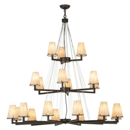 2nd Ave Lighting St Lawrence 54" Wide 21 Light LED Chandelier in Oil Rubbed Bronze Finish