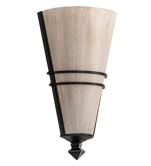 2nd Ave Lighting St. Lawrence 8" Wide Wall Sconce in Blackwash Finish