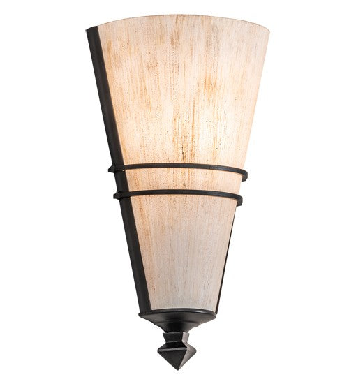 2nd Ave Lighting St. Lawrence 8" Wide Wall Sconce in Blackwash Finish