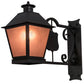 2nd Ave Lighting Stafford 12" Lantern Wall Sconce in Blackwash Finish