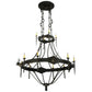 2nd Ave Lighting Stag 66.5" 12 LT Two Tier Chandelier