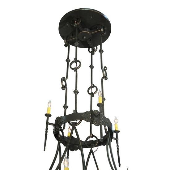 2nd Ave Lighting Stag 66.5" 12 LT Two Tier Chandelier