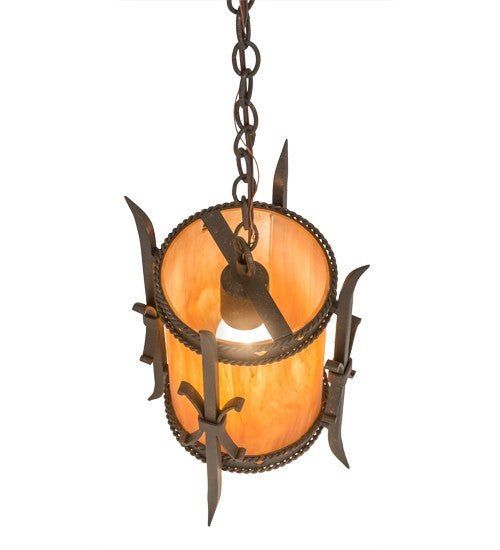 2nd Ave Lighting Stanza 9" Mini Pendant in Gilded Tobacco Finish