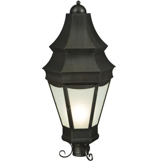 2nd Ave Lighting Statesboro 14" Wide Street Lamp in Craftsman Brown