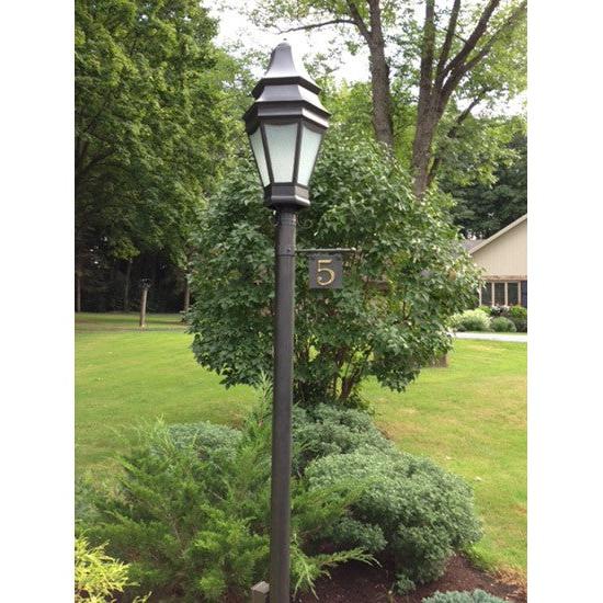2nd Ave Lighting Statesboro 14" Wide Street Lamp in Craftsman Brown