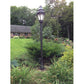 2nd Ave Lighting Statesboro 14" Wide Street Lamp in Craftsman Brown