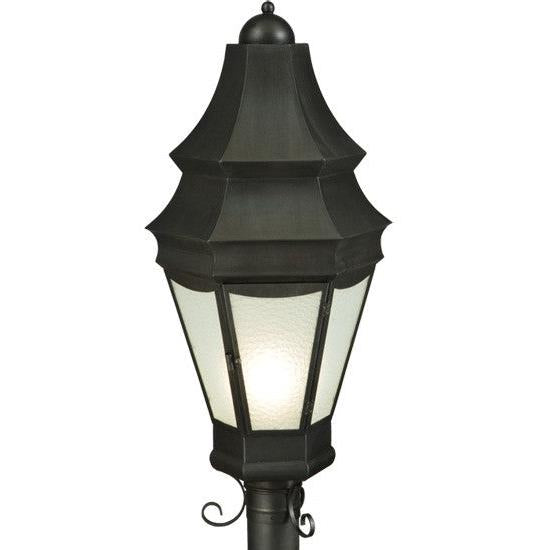 2nd Ave Lighting Statesboro 14" Wide Street Lamp in Craftsman Brown