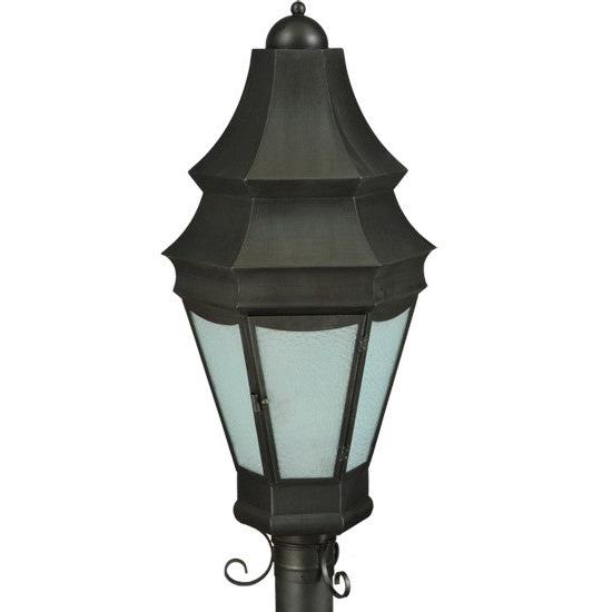2nd Ave Lighting Statesboro 14" Wide Street Lamp in Craftsman Brown