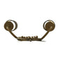 2nd Ave Lighting Sunflower 11" 2 LT Wall Sconce in Gold Metallic Finish