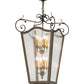 2nd Ave Lighting Tessa 20" Square 8 LT Pendant in French Bronze