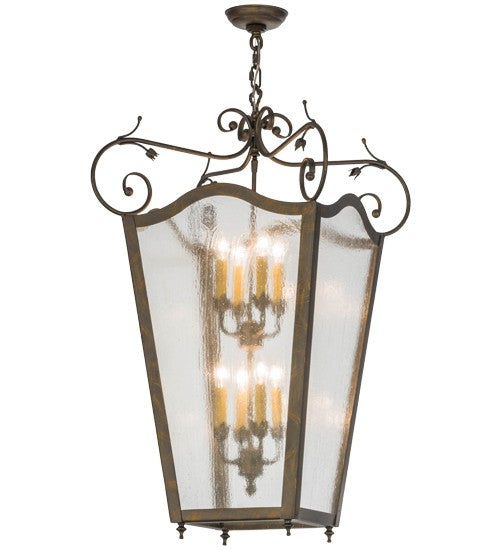 2nd Ave Lighting Tessa 20" Square 8 LT Pendant in French Bronze