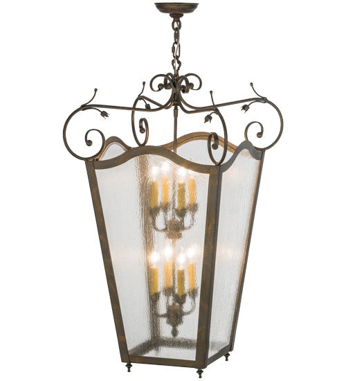 2nd Ave Lighting Tessa 20" Square 8 LT Pendant in French Bronze