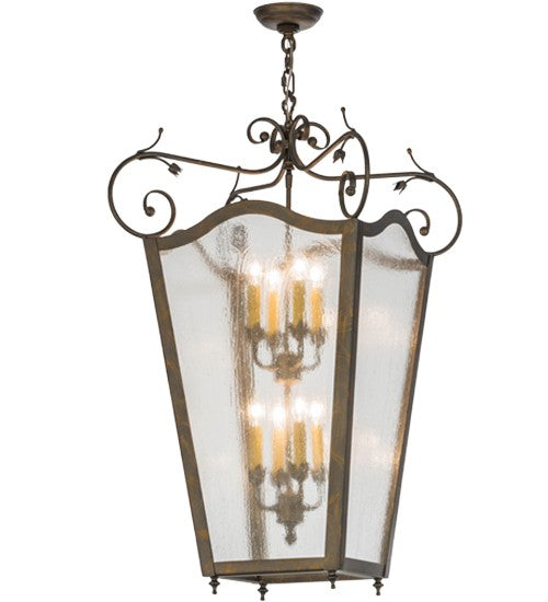 2nd Ave Lighting Tessa 20" Square 8 LT Pendant in French Bronze